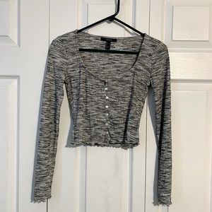 NWOT Forever 21 Ribbed Top SZ S